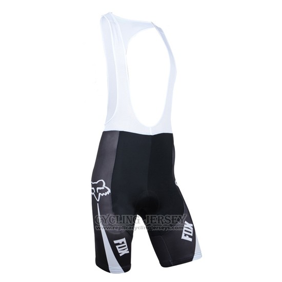 2014 Cycling Jersey Fox Orange and White Short Sleeve and Bib Short