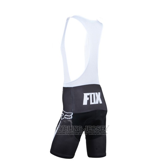 2014 Cycling Jersey Fox Orange and White Short Sleeve and Bib Short