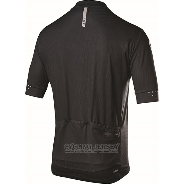 2017 Cycling Jersey Fox Ascent Comp Black Short Sleeve and Bib Short