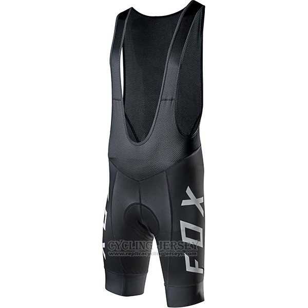 2017 Cycling Jersey Fox Ascent Comp Black Short Sleeve and Bib Short