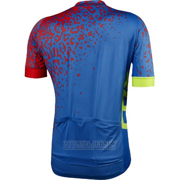 2017 Cycling Jersey Fox Ascent Comp Blue Short Sleeve and Bib Short