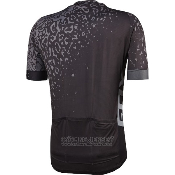 2017 Cycling Jersey Fox Ascent Comp Gray Short Sleeve and Bib Short