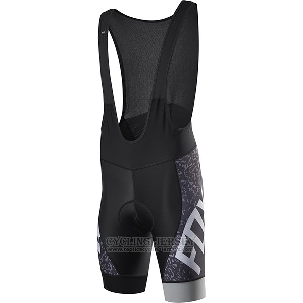 2017 Cycling Jersey Fox Ascent Comp Gray Short Sleeve and Bib Short