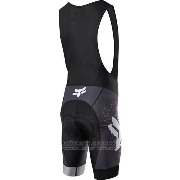 2017 Cycling Jersey Fox Ascent Comp Gray Short Sleeve and Bib Short
