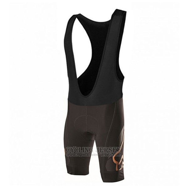 2017 Cycling Jersey Fox Black Short Sleeve and Bib Short