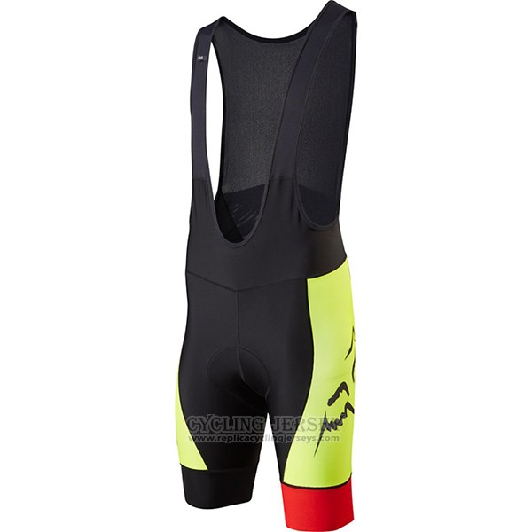 2017 Cycling Jersey Fox Le Savant Yellow Short Sleeve and Bib Short