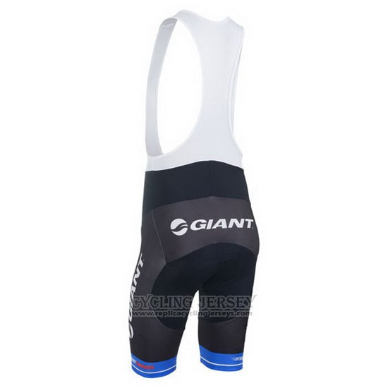 2013 Cycling Jersey Giant Black and Yellow Short Sleeve and Bib Short