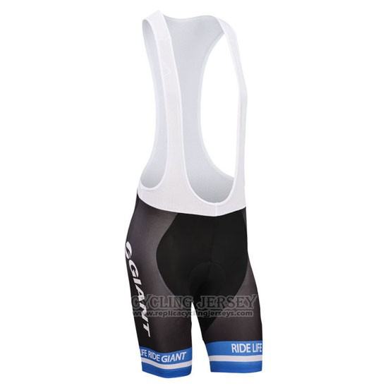 2013 Cycling Jersey Giant White and Sky Blue Short Sleeve and Bib Short