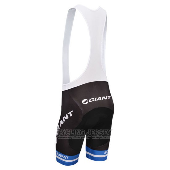 2013 Cycling Jersey Giant White and Sky Blue Short Sleeve and Bib Short