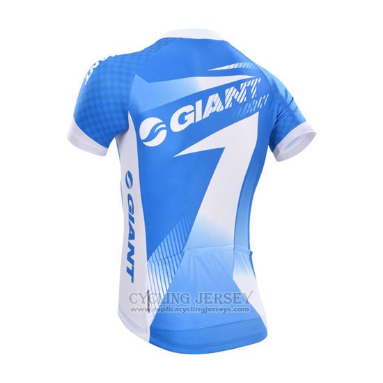 2014 Cycling Jersey Giant Sky Blue Short Sleeve and Bib Short