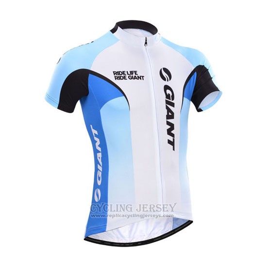 2014 Cycling Jersey Giant White Short Sleeve and Bib Short