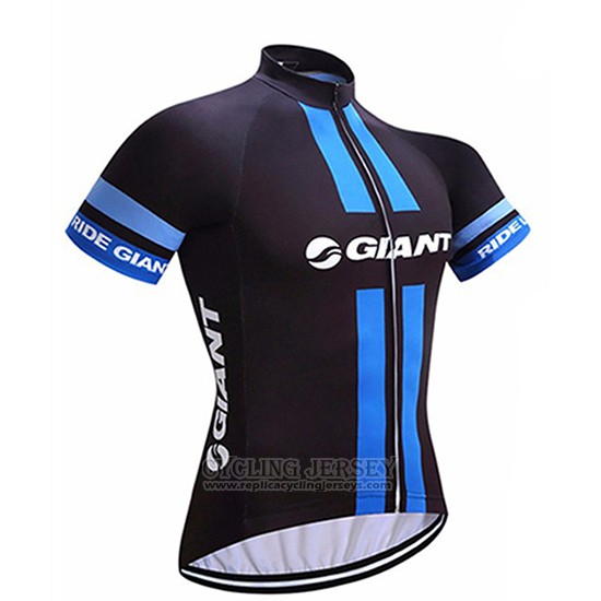 2017 Cycling Jersey Giant Black Short Sleeve and Bib Short