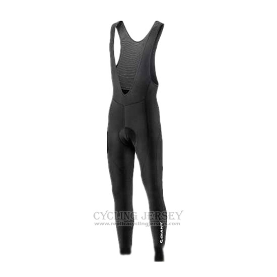 2017 Cycling Jersey Giant Blue and Gray Long Sleeve and Bib Tight