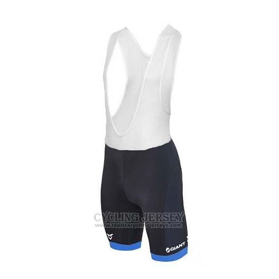 2018 Cycling Jersey Giant Club Sport Blue and Black Short Sleeve and Bib Short