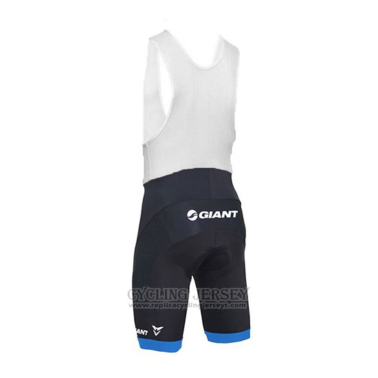 2018 Cycling Jersey Giant Club Sport Blue and Black Short Sleeve and Bib Short