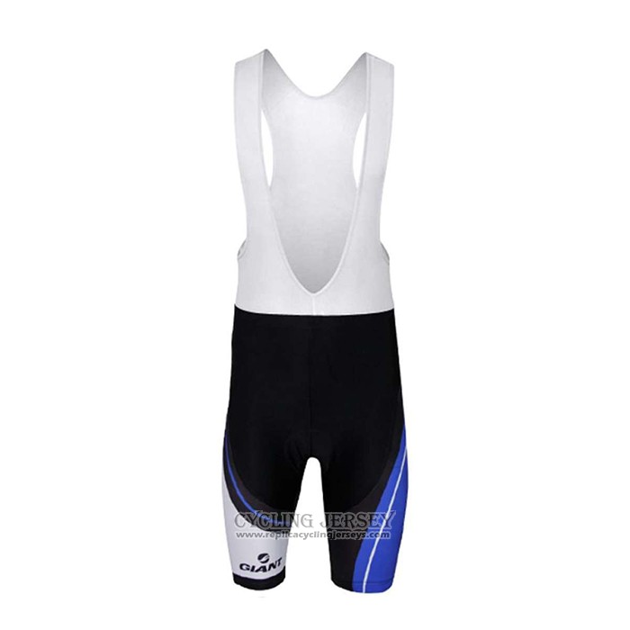 2021 Cycling Jersey Giant Black Blue Short Sleeve And Bib Short