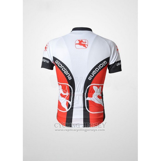 2010 Cycling Jersey Giordana White and Black Short Sleeve and Bib Short