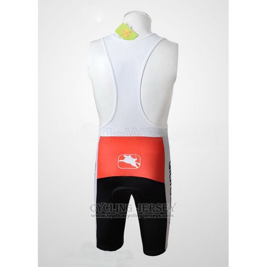 2010 Cycling Jersey Giordana White and Black Short Sleeve and Bib Short