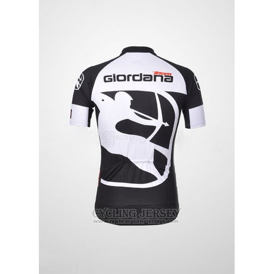 2011 Cycling Jersey Giordana Black Short Sleeve and Bib Short