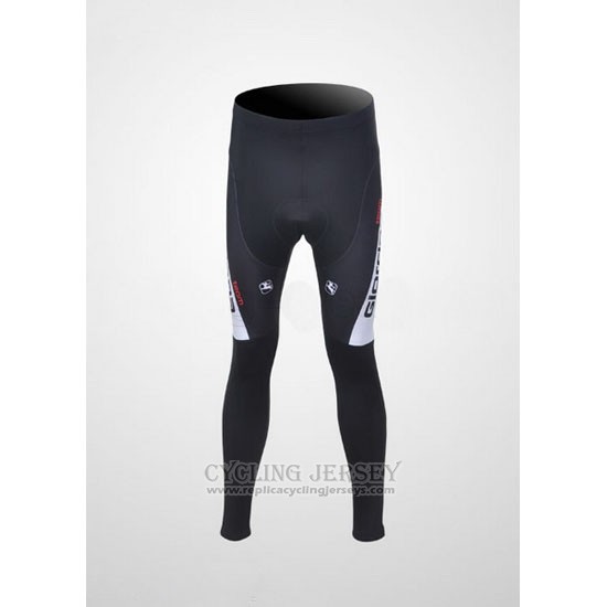 2011 Cycling Jersey Giordana Red and Black Long Sleeve and Bib Tight