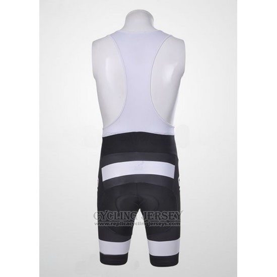 2011 Cycling Jersey Giordana White Black Short Sleeve and Bib Short