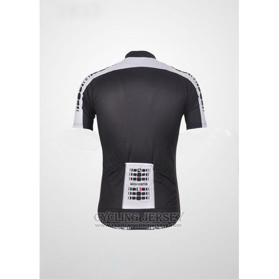 2011 Cycling Jersey Giordana White and Black Short Sleeve and Bib Short