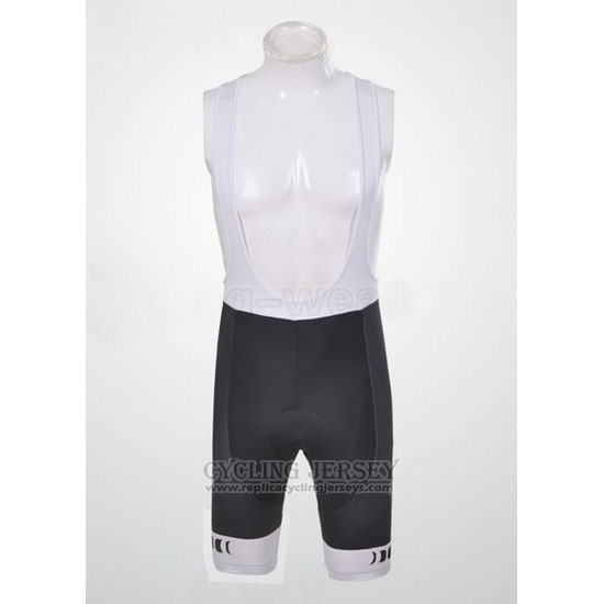 2011 Cycling Jersey Giordana White and Black Short Sleeve and Bib Short