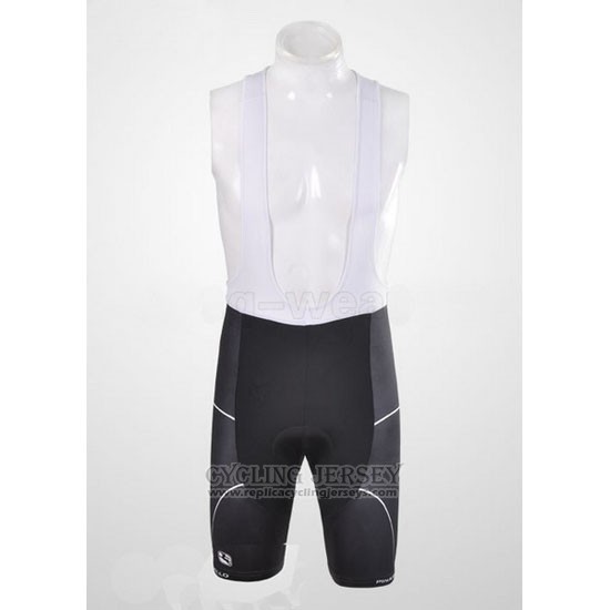 2012 Cycling Jersey Giordana Black Short Sleeve and Bib Short