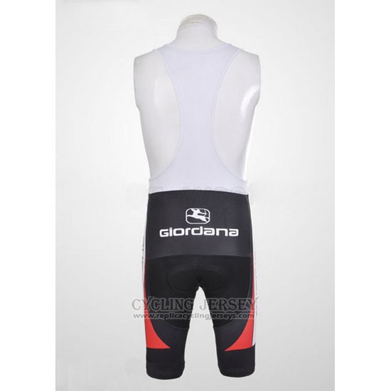 2012 Cycling Jersey Giordana White and Black Short Sleeve and Bib Short