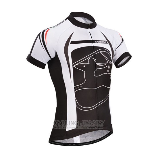 2014 Cycling Jersey Giordana Black Short Sleeve and Bib Short