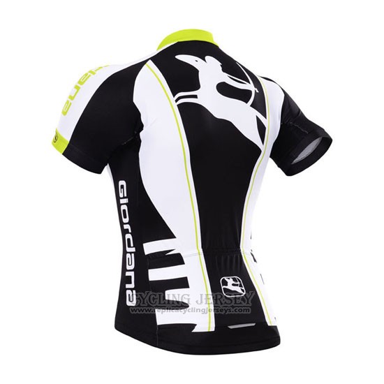 2015 Cycling Jersey Giordana Black and White Short Sleeve and Bib Short