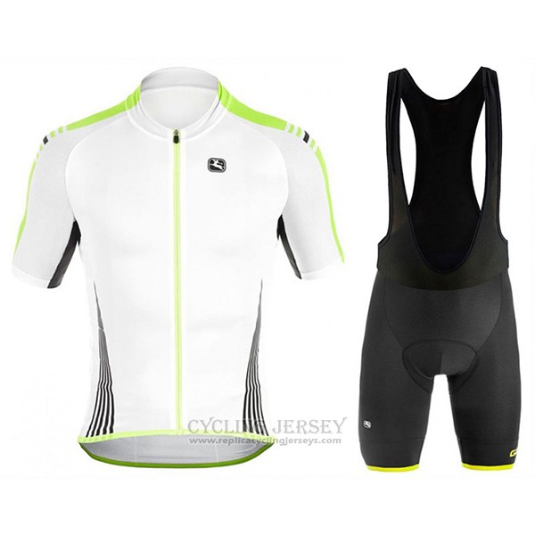 2017 Cycling Jersey Giordana Sahara White Short Sleeve and Bib Short