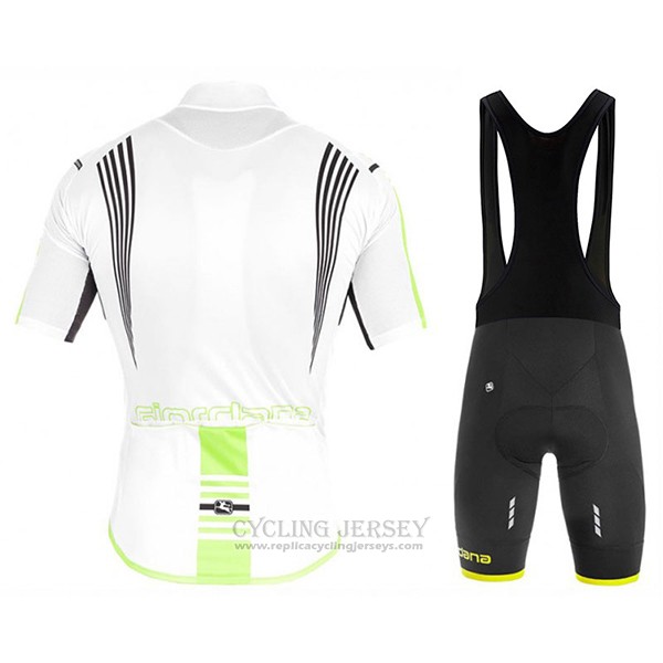 2017 Cycling Jersey Giordana Sahara White Short Sleeve and Bib Short