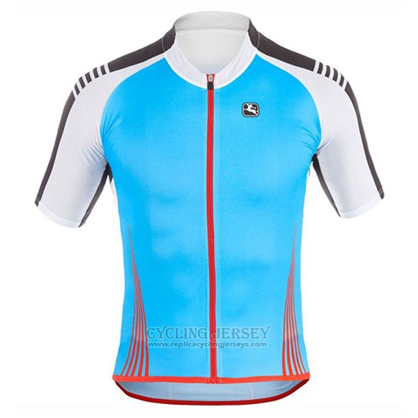 2017 Cycling Jersey Giordana Sahara White and Sky Blue Short Sleeve and Bib Short