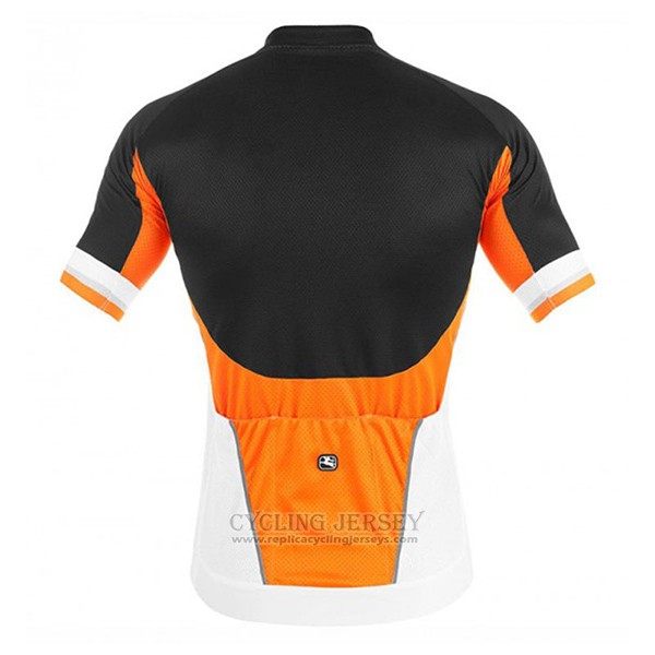 2017 Cycling Jersey Giordana Silver Line Black and White Short Sleeve and Bib Short
