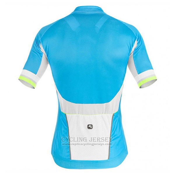 2017 Cycling Jersey Giordana Silver Line Sky Blue Short Sleeve and Bib Short