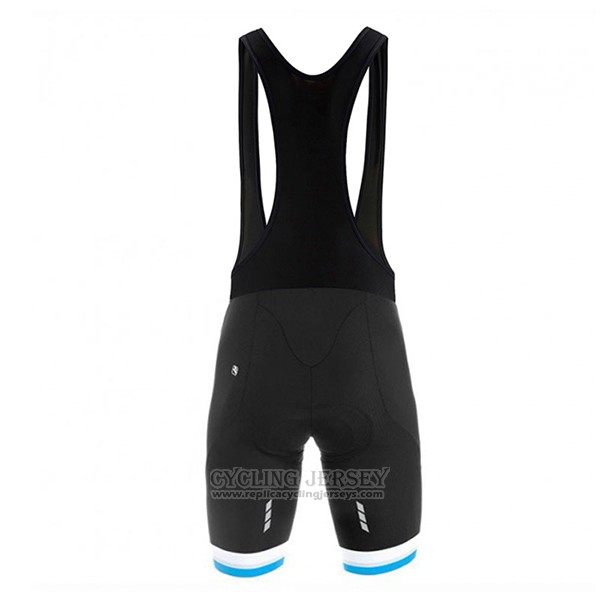 2017 Cycling Jersey Giordana Silver Line Sky Blue Short Sleeve and Bib Short