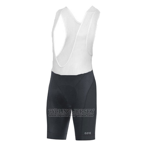 2018 Cycling Jersey Gore C3 Black Short Sleeve and Bib Short