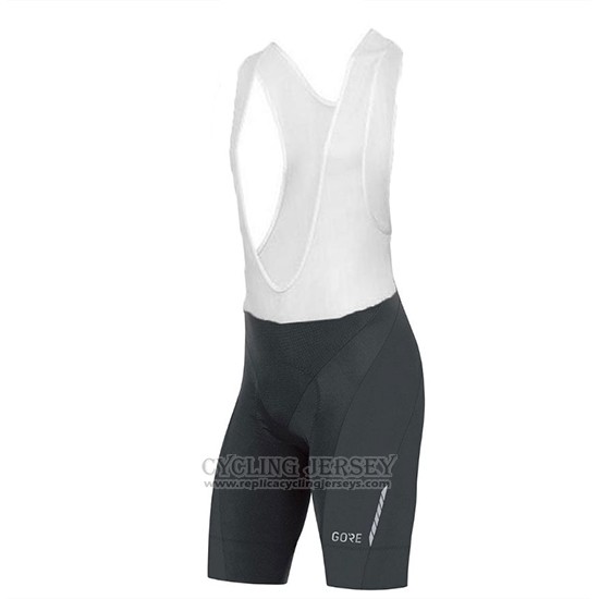 2018 Cycling Jersey Gore C7 CC Black and Red Short Sleeve and Bib Short