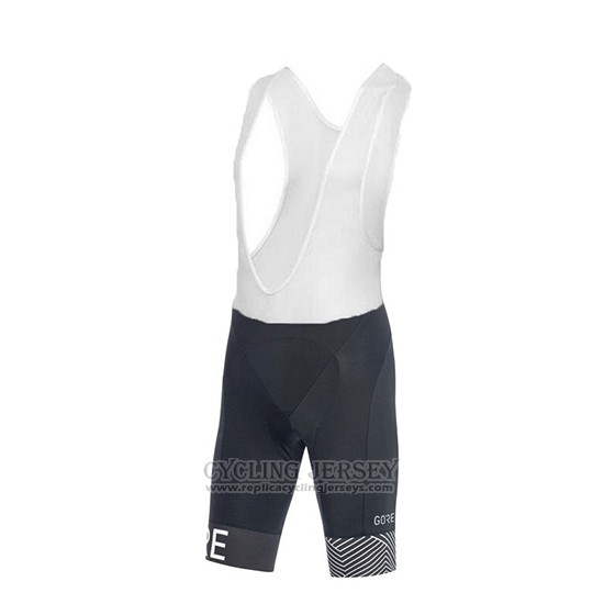 2018 Cycling Jersey Gore White Short Sleeve and Bib Short
