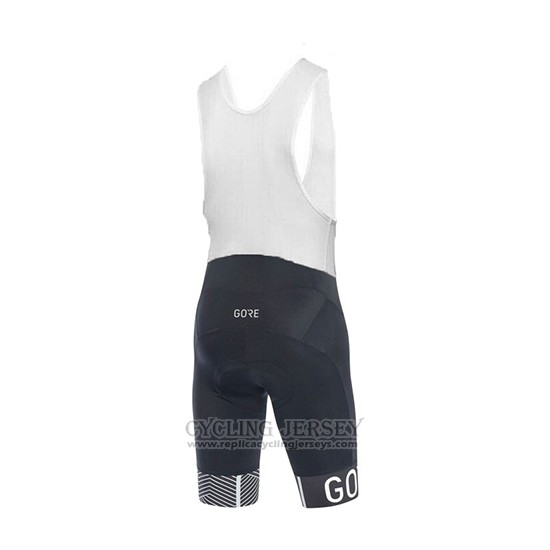 2018 Cycling Jersey Gore White Short Sleeve and Bib Short