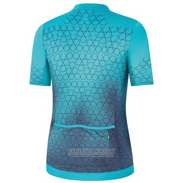 2021 Cycling Jersey Gore Blue Short Sleeve And Bib Short
