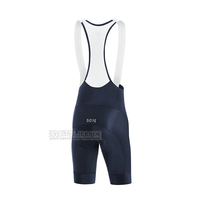 2022 Cycling Jersey Gore Black Blue Short Sleeve and Bib Short
