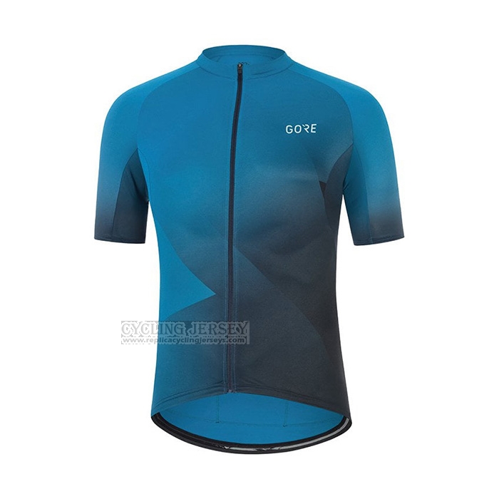 2022 Cycling Jersey Gore Blue Short Sleeve and Bib Short