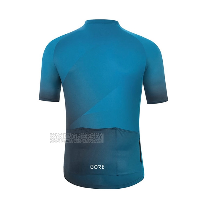 2022 Cycling Jersey Gore Blue Short Sleeve and Bib Short
