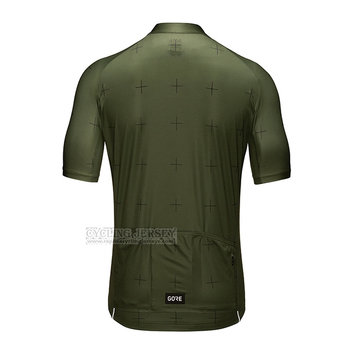 2022 Cycling Jersey Gore Green Short Sleeve and Bib Short