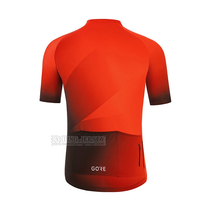 2022 Cycling Jersey Gore Orange Short Sleeve and Bib Short
