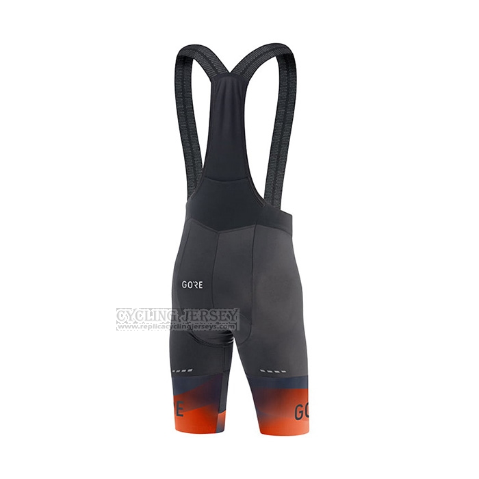 2022 Cycling Jersey Gore Orange Short Sleeve and Bib Short