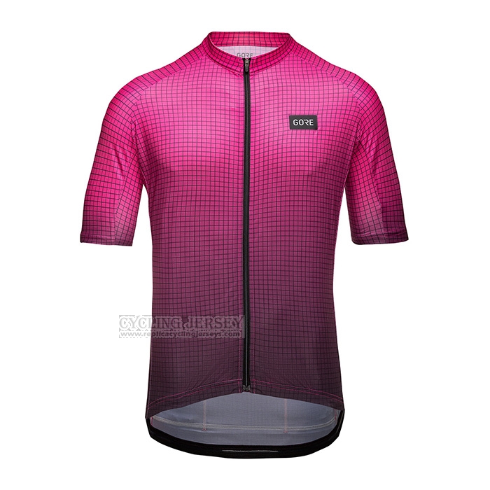2022 Cycling Jersey Gore Purple Black Short Sleeve and Bib Short