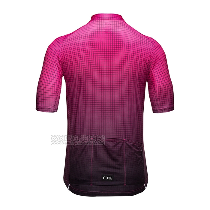 2022 Cycling Jersey Gore Purple Black Short Sleeve and Bib Short